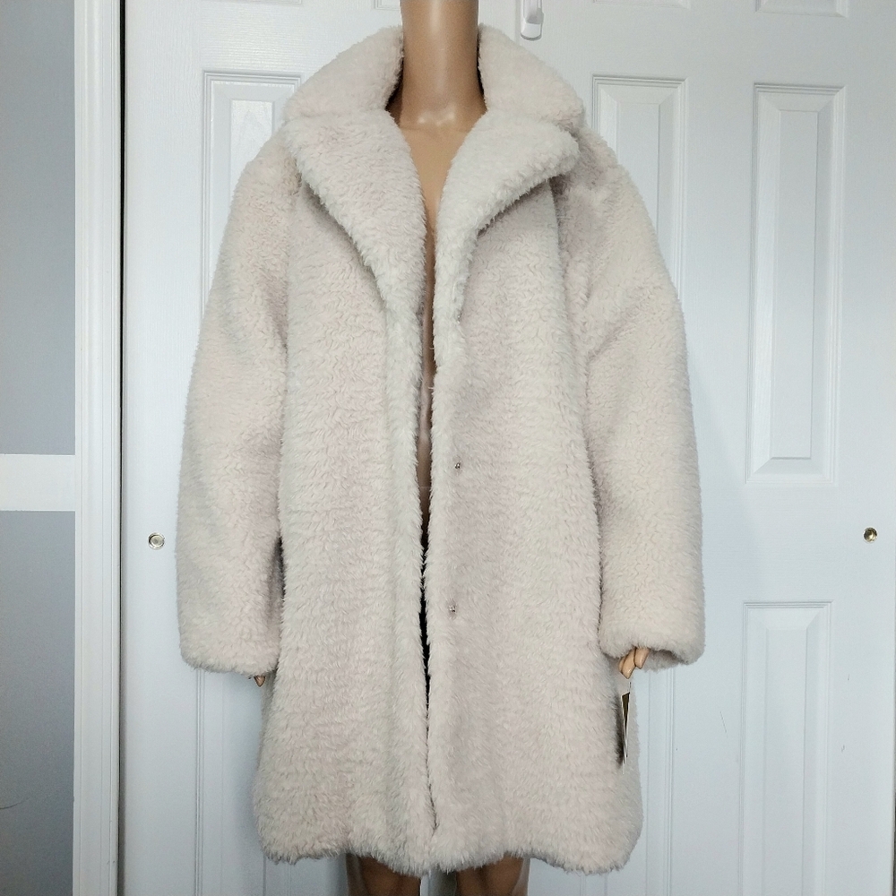 Steve Madden Teddy Bear Coat,‎ NWT, Size XL
